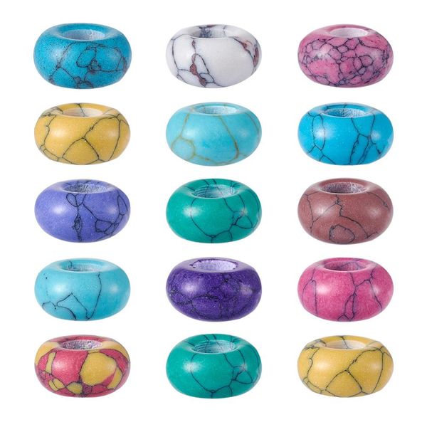 100pcs synthetic gemstone european beads large hole rondelle bead mixed color for diy snake chain charm bracelet jewelry making
100pcs synthetic gemstone european beads large hole rondelle bead mixed color for diy snake chain charm bracelet jewelry making