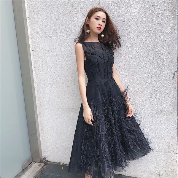 casual dresses arrive black white midi tank dress beading tassel elegant women party high quality, Black;gray
casual dresses arrive black white midi tank dress beading tassel elegant women party high quality, Black;gray