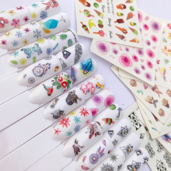 30 styles summer butterfly & flower summer image nail decals art colorful full wraps for nail sticker water tips, Black
30 styles summer butterfly & flower summer image nail decals art colorful full wraps for nail sticker water tips, Black
