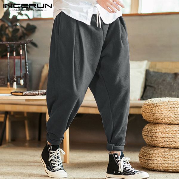 incerun мужчины шаровары бегуны сплошной цвет моды теплые drawstring свободные ватки повседневные брюки streetwear 2019 брюки мужчины s-5xl, Black
incerun мужчины шаровары бегуны сплошной цвет моды теплые drawstring свободные ватки повседневные брюки streetwear 2019 брюки мужчины s-5xl, Black