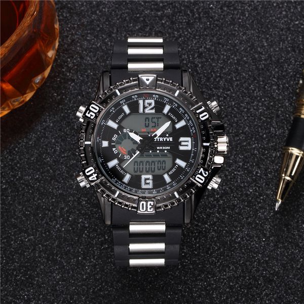 new arrivals timelimited fashion designers dual movement 3 degree waterproof stryve new style mens sports watch free, Slivery;brown
new arrivals timelimited fashion designers dual movement 3 degree waterproof stryve new style mens sports watch free, Slivery;brown