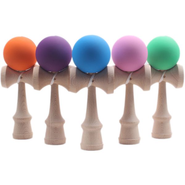 1pcs professional rubber paint kendama matte ball kid kendama japanese traditional toy wooden ball skillful toy for children
1pcs professional rubber paint kendama matte ball kid kendama japanese traditional toy wooden ball skillful toy for children