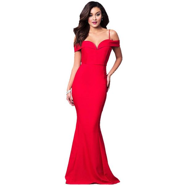 yiwa women fashion mermaid sling off-shoulder v neck slim fit long dress solid color evening dress for party dressing elegant long prom gown, White;black
yiwa women fashion mermaid sling off-shoulder v neck slim fit long dress solid color evening dress for party dressing elegant long prom gown, White;black