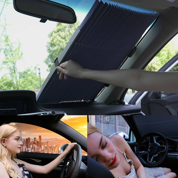 wholesale car retractable curtain uv protection aluminum foil front windshield visor shade v6
wholesale car retractable curtain uv protection aluminum foil front windshield visor shade v6