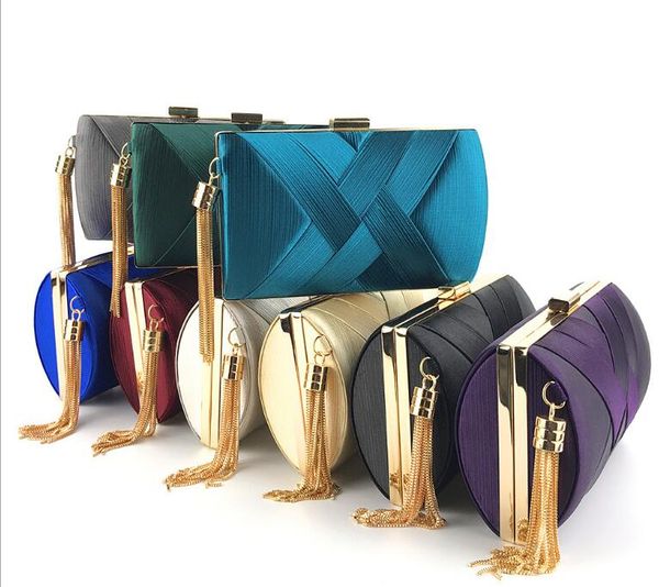 2020 hand holding dinner bag satin fashion fringed dress bridal evening bag 
2020 hand holding dinner bag satin fashion fringed dress bridal evening bag