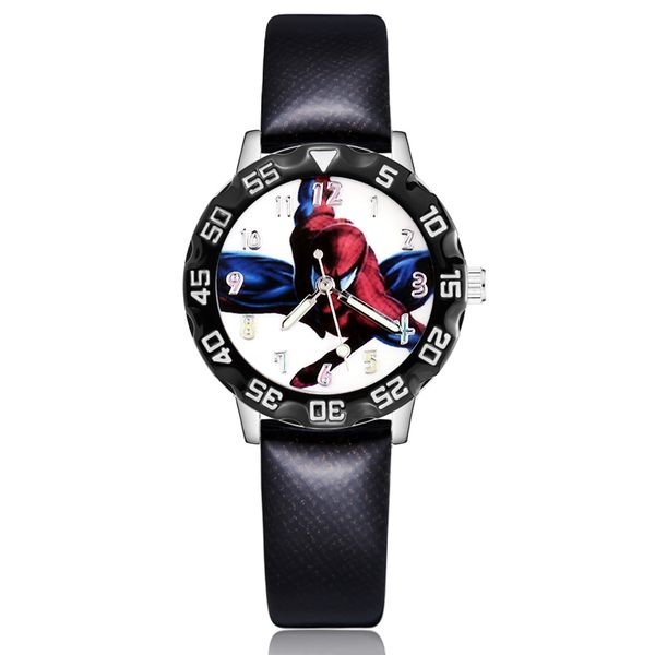 fashion cartoon spiderman style children's watches kids student girls boys quartz leather wrist watch clcok jm81, Slivery;brown
fashion cartoon spiderman style children's watches kids student girls boys quartz leather wrist watch clcok jm81, Slivery;brown