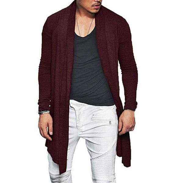 autumn spring mens cardigan waterfall long sleeve cloak fashion outwear solid color cardigan coat slim fit mens clothes hombre, Tan;black
autumn spring mens cardigan waterfall long sleeve cloak fashion outwear solid color cardigan coat slim fit mens clothes hombre, Tan;black