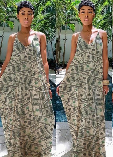 abkle-length dresses holiday beach fashion casual skirt panelled party clothing womens summer v neck money printed, White;black
abkle-length dresses holiday beach fashion casual skirt panelled party clothing womens summer v neck money printed, White;black