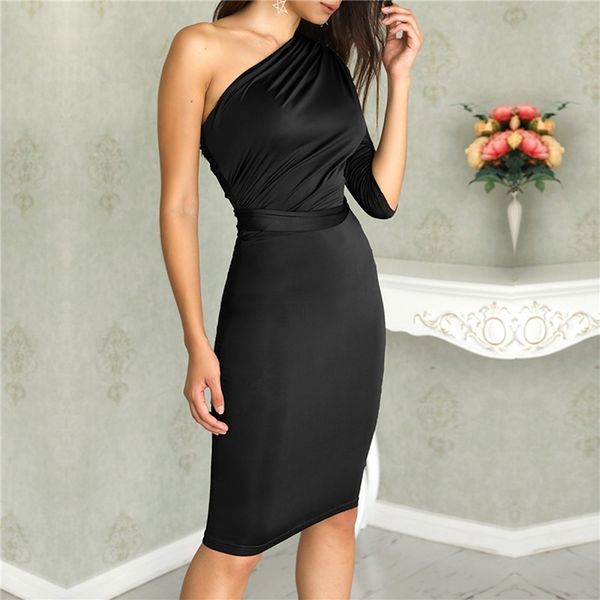 2020 bigsweety new one shoulder bodycon party dresses elegant women casual midi sheath slim bodycon dress package hip midi dress, Black;gray
2020 bigsweety new one shoulder bodycon party dresses elegant women casual midi sheath slim bodycon dress package hip midi dress, Black;gray