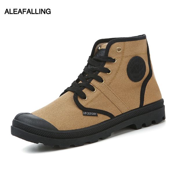 aleafalling spring boots outdoor canvas classical men mature boots ankle solid sewing casual shoes for lovers 201905, Black
aleafalling spring boots outdoor canvas classical men mature boots ankle solid sewing casual shoes for lovers 201905, Black