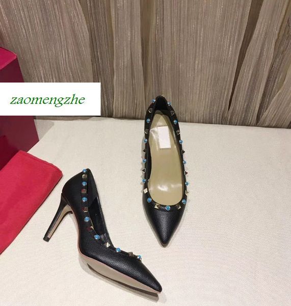 luxury black patent leather women pointed toe pumps fashion rivet stiletto heels high heels wedding dress shoes 8.5cm
luxury black patent leather women pointed toe pumps fashion rivet stiletto heels high heels wedding dress shoes 8.5cm
