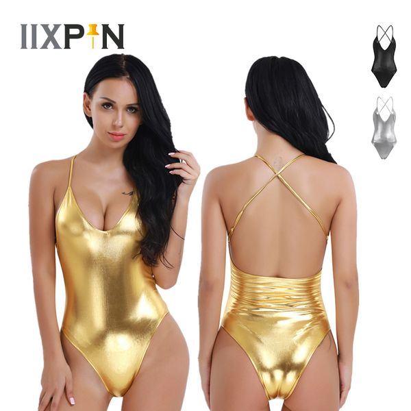 women shiny ballet leaotard dance patent leather spaghetti shoulder straps deep v thong monokini bodycon dance leotards, Black;red
women shiny ballet leaotard dance patent leather spaghetti shoulder straps deep v thong monokini bodycon dance leotards, Black;red