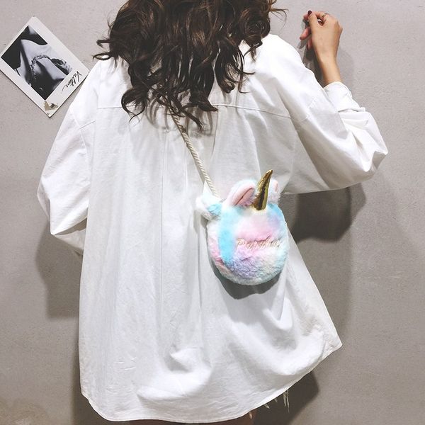 2020 new korean version of the shoulder bag women's casual fashion plush cute unicorn crossbody bag
2020 new korean version of the shoulder bag women's casual fashion plush cute unicorn crossbody bag