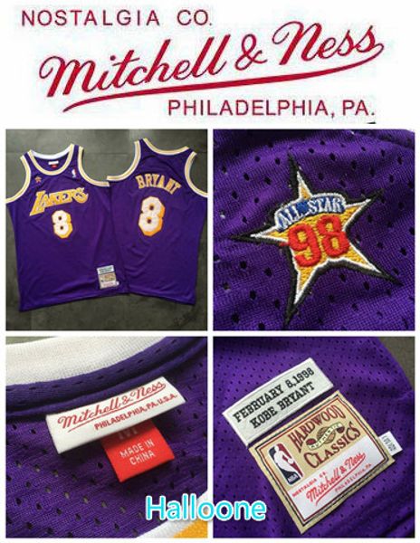 vintage all-star 8 bryant jersey purple mitchell ness los angeles lakers hardwoods throwback bryant basketball jerseys, Black;red
vintage all-star 8 bryant jersey purple mitchell ness los angeles lakers hardwoods throwback bryant basketball jerseys, Black;red