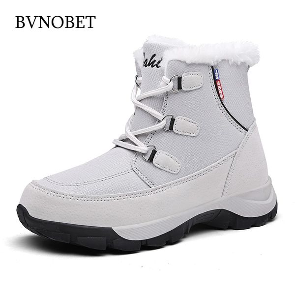bvnobet fashion tide winter shoes woman leather boots lace up platform snow boots with fur warm large size woman botas mujer, Black
bvnobet fashion tide winter shoes woman leather boots lace up platform snow boots with fur warm large size woman botas mujer, Black