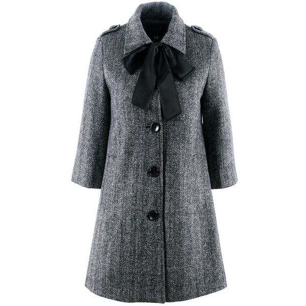 2019 autumn women's wool coat three quarter bow retro long woolen coat slim type female winter woolen jackets female outwear, Black
2019 autumn women's wool coat three quarter bow retro long woolen coat slim type female winter woolen jackets female outwear, Black