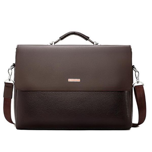 men bags business briefcase messenger handbags male lapbag office black brown leather handbags men briefcase