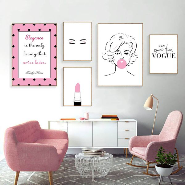abstract pink lipstick wall art poster painting canvas poster modern quotes wall pictures for girl room art paintings pictures
abstract pink lipstick wall art poster painting canvas poster modern quotes wall pictures for girl room art paintings pictures