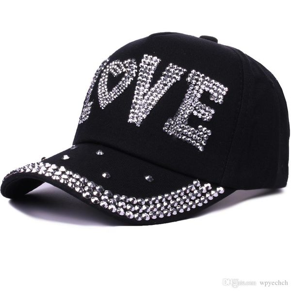 fashion casual casquette women baseball cap love rhinestone print snapback caps hat for women lady hats, Blue;gray
fashion casual casquette women baseball cap love rhinestone print snapback caps hat for women lady hats, Blue;gray