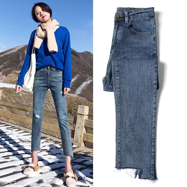 women's celebrity ripped stretch blue destroyed skinny denim pants trousers ferminio jean boyfriend plus size jeans for women
women's celebrity ripped stretch blue destroyed skinny denim pants trousers ferminio jean boyfriend plus size jeans for women