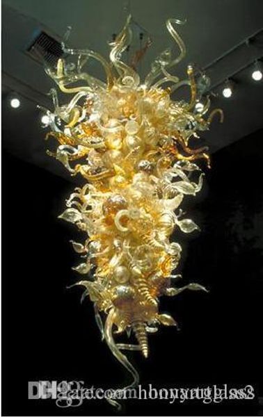 large l gold amber glass chandelier lamp wholesale handblown art glass pendant lights ing 
large l gold amber glass chandelier lamp wholesale handblown art glass pendant lights ing