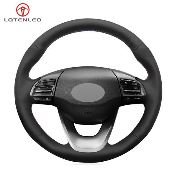 lqtenleo black pu artificial leather hand sew car steering wheel cover for kona 2017 2018 2019
lqtenleo black pu artificial leather hand sew car steering wheel cover for kona 2017 2018 2019