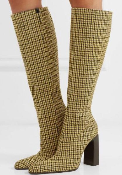 drop shipping 2019 spring new brand woman black white grid square toe rough heels knee high zip high heel long boots lady
drop shipping 2019 spring new brand woman black white grid square toe rough heels knee high zip high heel long boots lady