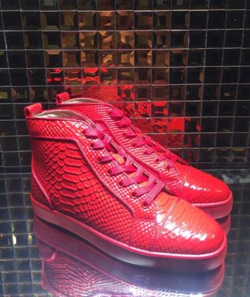 2019 leisure fashion flat junior outdoor red bottom men women casual shoes sneakers python black red white leather high 35-46
2019 leisure fashion flat junior outdoor red bottom men women casual shoes sneakers python black red white leather high 35-46