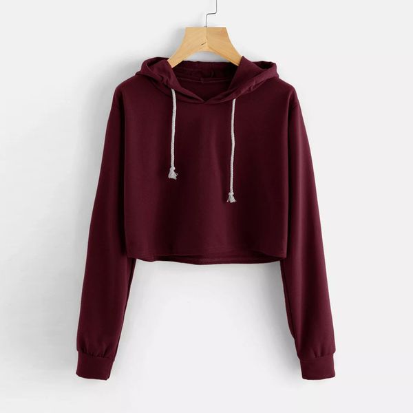 womens sweatshirt hoodies autumn spring solid long sleeve hooded jumper sweatshirt pullover casual outwear costumes moletom, Black
womens sweatshirt hoodies autumn spring solid long sleeve hooded jumper sweatshirt pullover casual outwear costumes moletom, Black