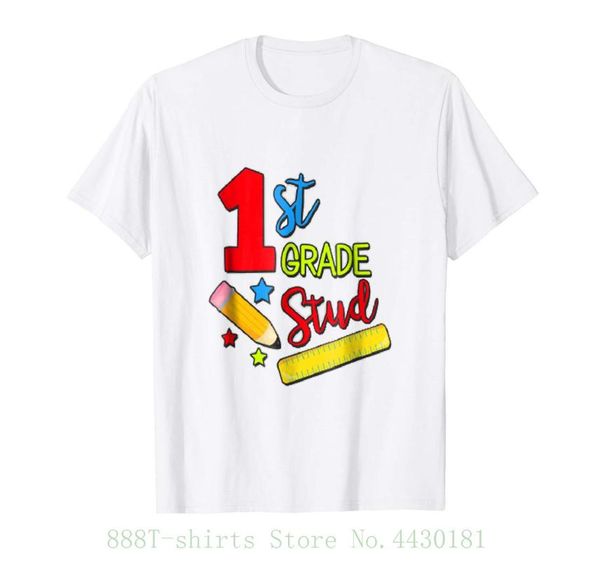 women's tee 1st grade stud t shirt 1st grade back to school gift female tshirt 2018 summer, White
women's tee 1st grade stud t shirt 1st grade back to school gift female tshirt 2018 summer, White