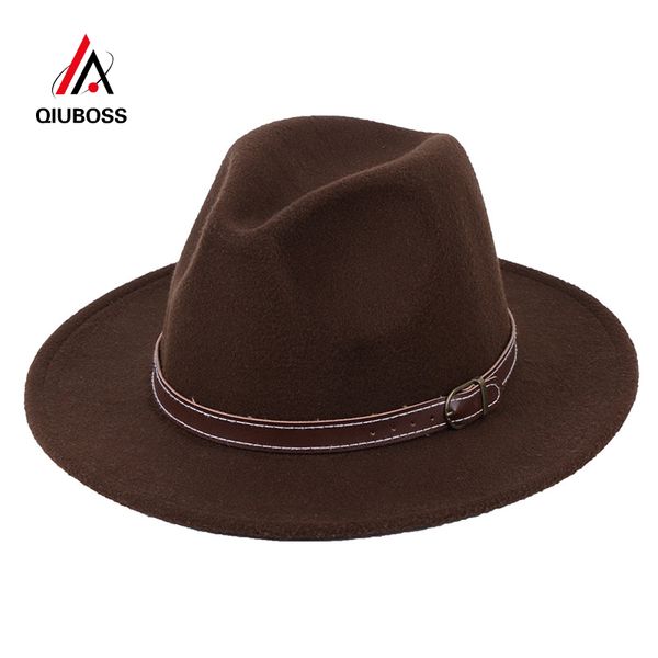 2020 new red black wool felt fedora hats with belt buckle vintage fashion women men jazz cap wide brim panama hat xl, Blue;gray
2020 new red black wool felt fedora hats with belt buckle vintage fashion women men jazz cap wide brim panama hat xl, Blue;gray