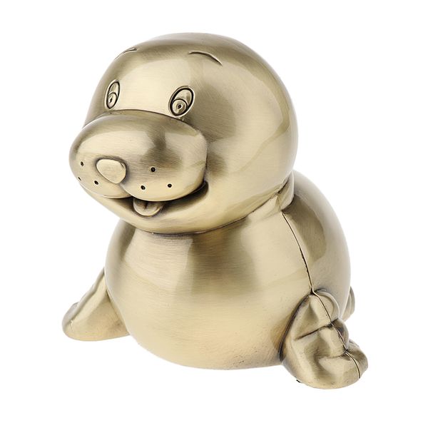 bronze zinc alloy sea lion kids toy coins piggy bank box home decoration small size
bronze zinc alloy sea lion kids toy coins piggy bank box home decoration small size