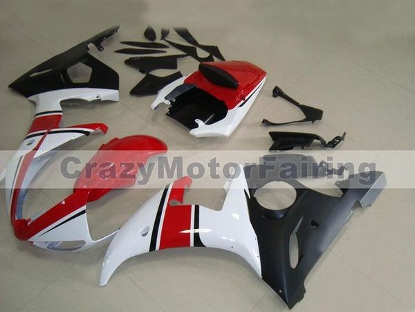 new abs molding motorcycle plastic fairings kits fit for yamaha yzf-r6-600 2003-2005 03 04 05 fairing bodywork custom white red 
new abs molding motorcycle plastic fairings kits fit for yamaha yzf-r6-600 2003-2005 03 04 05 fairing bodywork custom white red