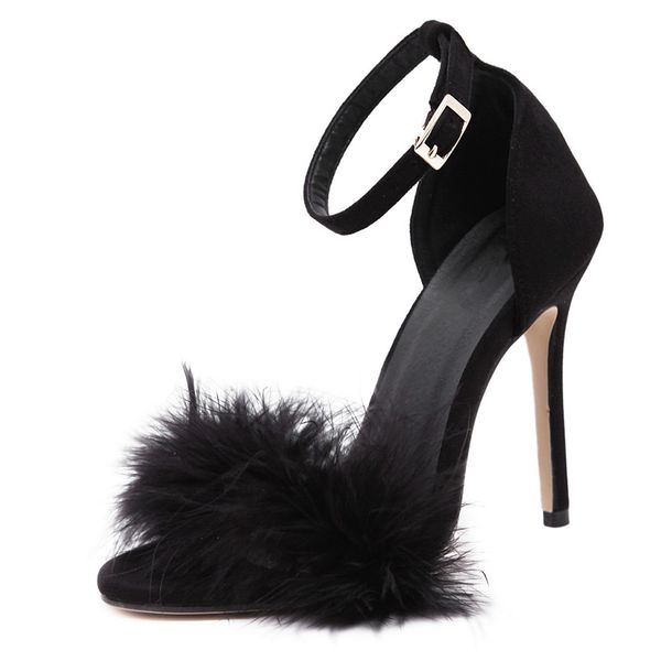 2019 black suede sandals pointed toe high heels nude color tip fine with high heels pumps zapatos
2019 black suede sandals pointed toe high heels nude color tip fine with high heels pumps zapatos