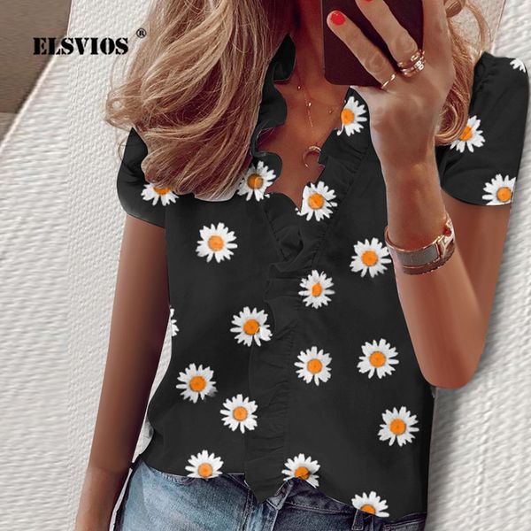 ruffle daisy pineapple print button blouse shirts women elegant leisure 2020 summer v-neck short sleeve blusa plus size, White
ruffle daisy pineapple print button blouse shirts women elegant leisure 2020 summer v-neck short sleeve blusa plus size, White