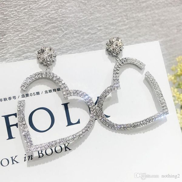 designer jewelry large heart earrings huggie silver needle unfilled corner heart earrings for women fashion, Golden;silver
designer jewelry large heart earrings huggie silver needle unfilled corner heart earrings for women fashion, Golden;silver