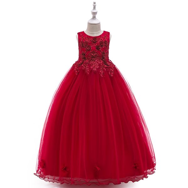 2019 new children's long dress flowers beaded gray princess dress girls catwalk show wedding fluffy, Red;yellow
2019 new children's long dress flowers beaded gray princess dress girls catwalk show wedding fluffy, Red;yellow