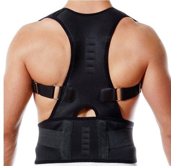 male female adjustable magnetic posture corrector corset back brace back belt lumbar support straight corrector despalda
male female adjustable magnetic posture corrector corset back brace back belt lumbar support straight corrector despalda