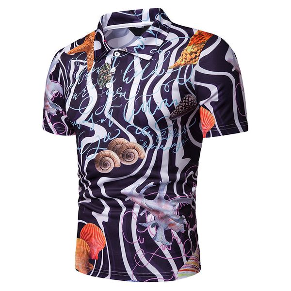 new style summer men underwater world printed short sleeve lapel t-shirt pl77, White;black
new style summer men underwater world printed short sleeve lapel t-shirt pl77, White;black