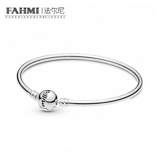 fahmi 100% 925 sterling silver new 1:1 598084 limited edition one in a million bracelet bangle valentine's day fashion gift, Black
fahmi 100% 925 sterling silver new 1:1 598084 limited edition one in a million bracelet bangle valentine's day fashion gift, Black