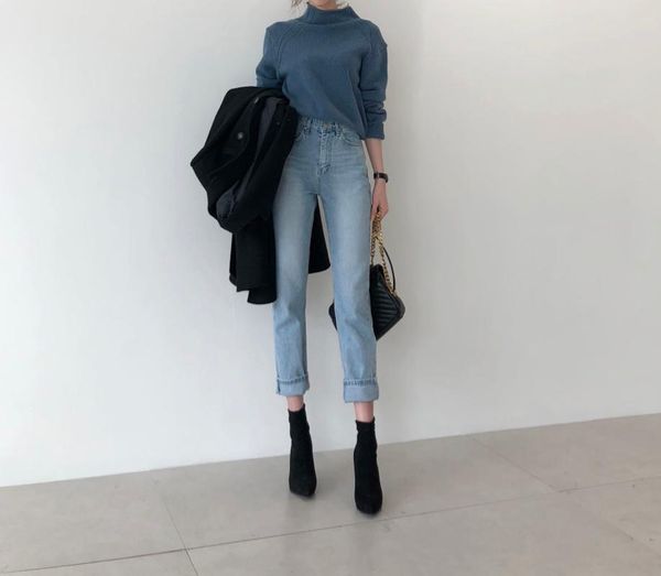 2020 harem pants vintage high waist jeans woman slim style pencil jean denim pants vaqueros mujer, Blue
2020 harem pants vintage high waist jeans woman slim style pencil jean denim pants vaqueros mujer, Blue