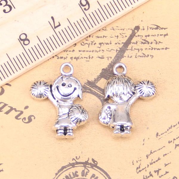 8pcs charms cheerleaders girl 22x15mm antique pendants,vintage tibetan silver jewelry,diy for bracelet necklace, Bronze;silver
8pcs charms cheerleaders girl 22x15mm antique pendants,vintage tibetan silver jewelry,diy for bracelet necklace, Bronze;silver