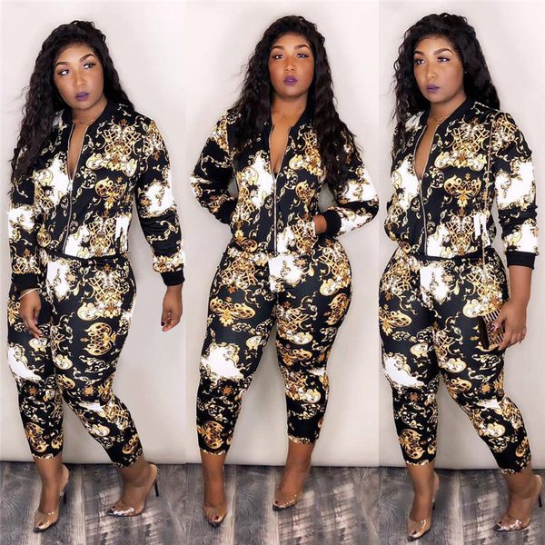 цветочные женщин конструктора tracksuit цифровой печати с длинным рукавом 2pcs штаны мода стиль женская одежда, White
цветочные женщин конструктора tracksuit цифровой печати с длинным рукавом 2pcs штаны мода стиль женская одежда, White