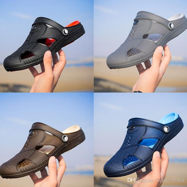 designer jelly slippers men hollow sandals summer breathable water sandals male gardening shoe hollow out beach slippers quality, Black
designer jelly slippers men hollow sandals summer breathable water sandals male gardening shoe hollow out beach slippers quality, Black