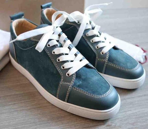 designer blue suede leather men women shoes red bottom junior spikes flat sneakers fashion paris dress shoes walking trainers, Black
designer blue suede leather men women shoes red bottom junior spikes flat sneakers fashion paris dress shoes walking trainers, Black