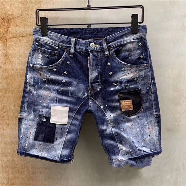 2020 fashion style summer men's denim short embroidery pants holes motorcycle famous brand jeans denim shorts men's short jeans, Blue
2020 fashion style summer men's denim short embroidery pants holes motorcycle famous brand jeans denim shorts men's short jeans, Blue