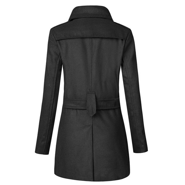 cross-border supply of new fall and winter of foreign trade lapel belt men slim double-breasted wool coat windbreaker jacket, Black
cross-border supply of new fall and winter of foreign trade lapel belt men slim double-breasted wool coat windbreaker jacket, Black