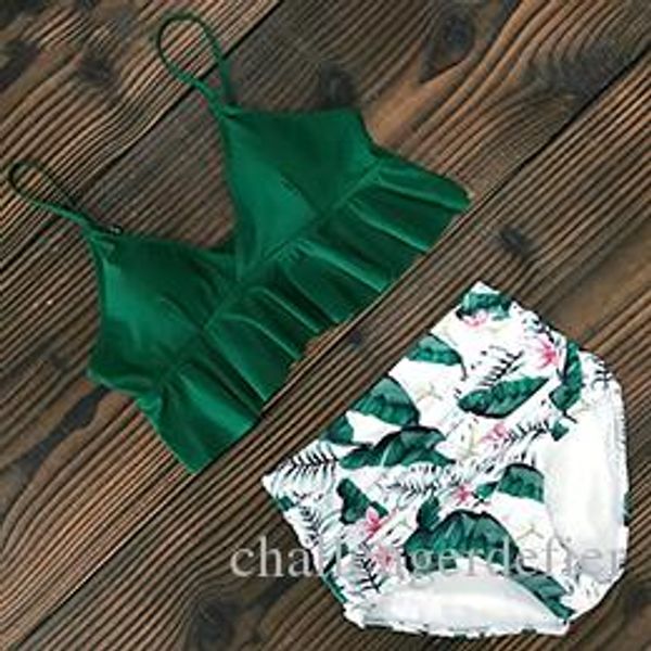 2019 new high waist bikini high waist ruffled swimsuit large size female beachwear fashion age
2019 new high waist bikini high waist ruffled swimsuit large size female beachwear fashion age
