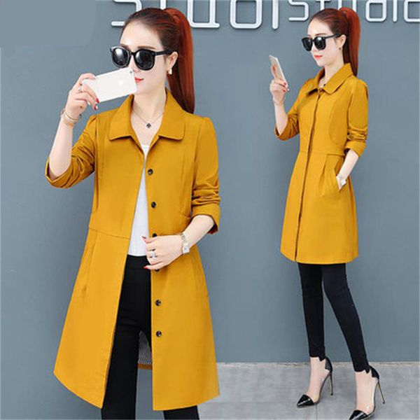 women's trench coats 2021 spring and autumn winter fashion slim slimming temperament ladies windbreaker, Tan;black
women's trench coats 2021 spring and autumn winter fashion slim slimming temperament ladies windbreaker, Tan;black