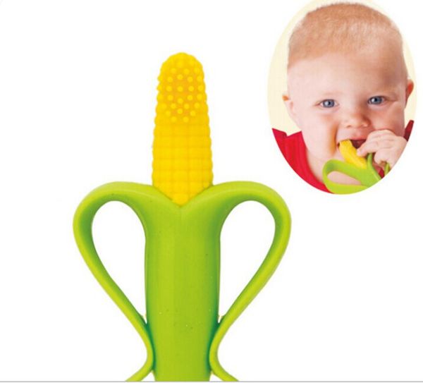 Safe Baby Teether Teething Infant Chew Toys Silicone Toothbrush Babies Dental Care Gifts